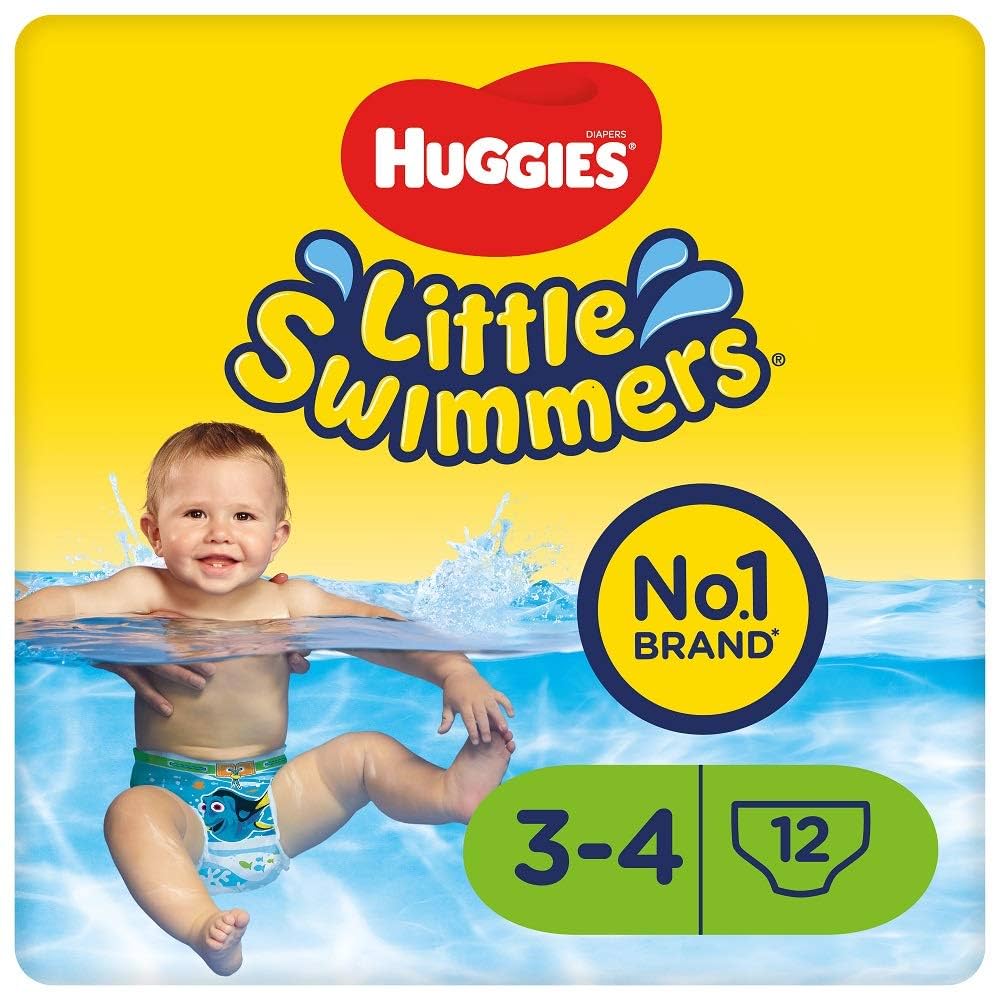 پوشک استخری ضد آب HUGGIES مناسب برای استخر و شنا کودک سایز 4-3 مناسب برای کودکان وزن